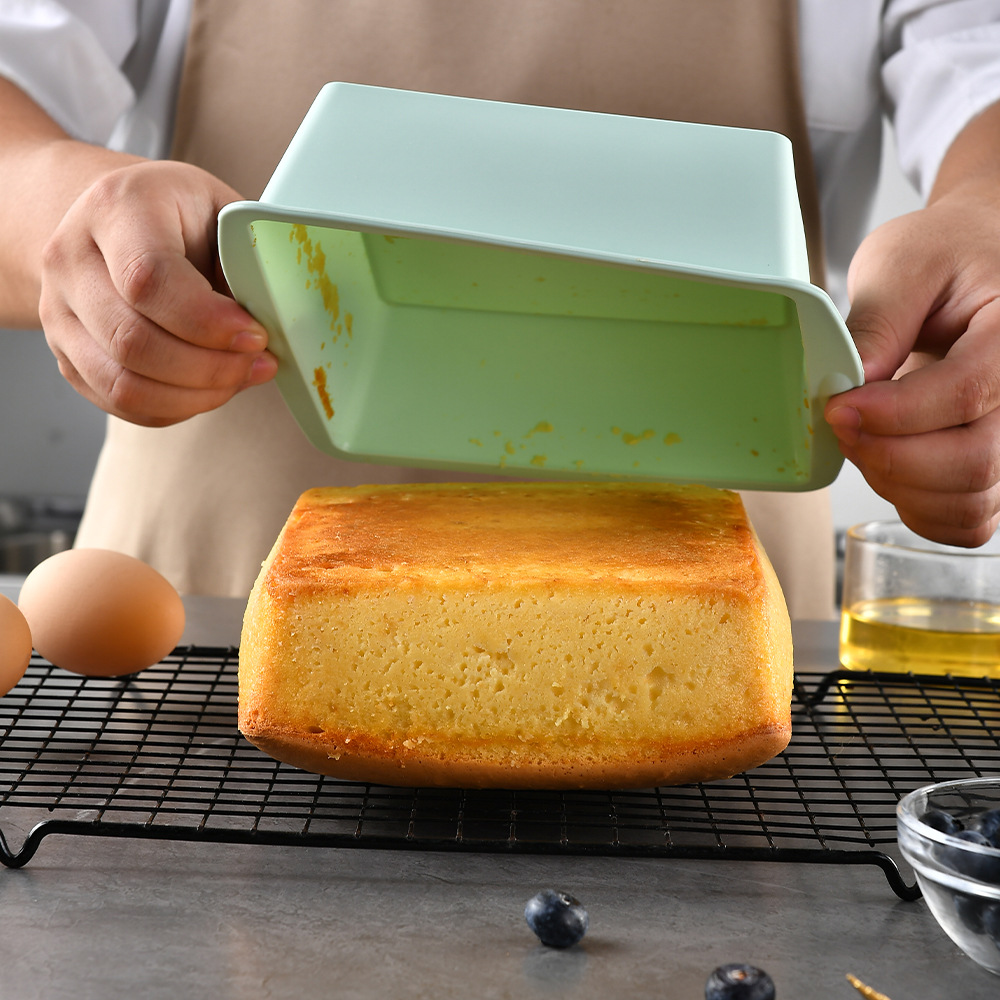Kitchen Baking Pan - 再利用可能なベーキングモールドセット、多様な形のケーキ型（丸型＋四角型）、ノンスティックで耐久性のあるベーキングウェア、家庭用キッチンでのベーキングニーズに対応