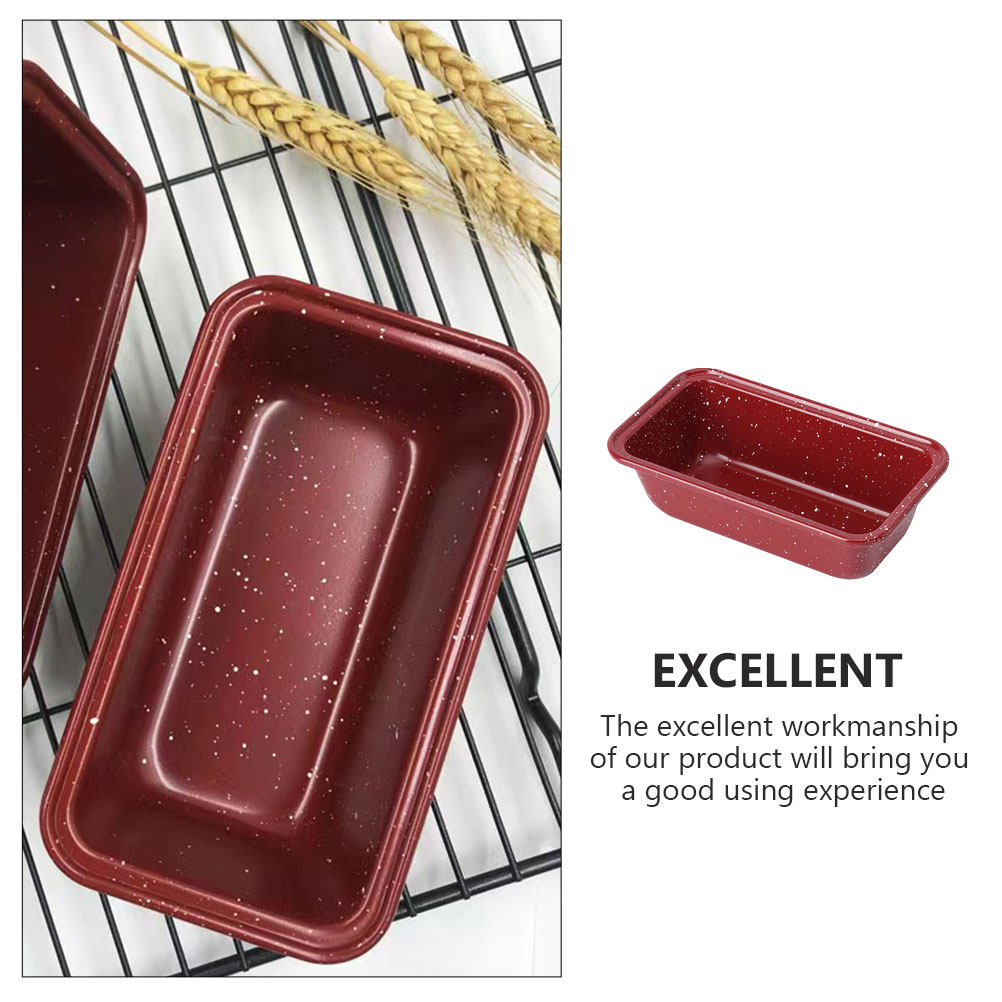 Kitchen Baking Pan - ノンスティック加工のカーボンスチール製ローフパン、トーストパンのベーキング用、クイックリリース、滑らかな縁、オーブン対応、キッチンベーキングツール、家庭用パン型