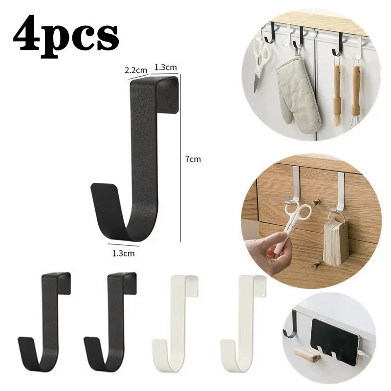 Kitchen Zo - ユニバーサルステンレス鋼 Z 型フックキャビネットドア吊り下げラックタオルコート帽子衣類キッチン収納オーガナイザーホルダー