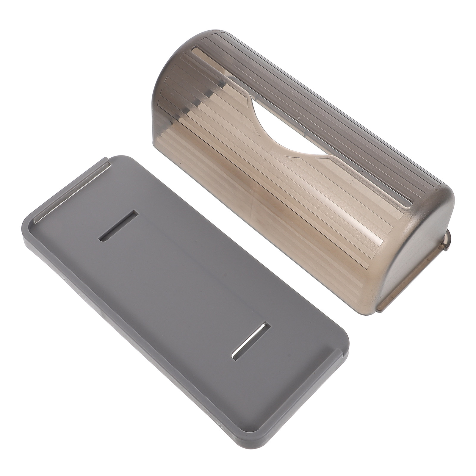 Kitchen Zo - 壁掛けゴミ袋ホルダー プラスチック製食料品ゴミ袋ディスペンサー 6x2.36ロール対応 吊り下げ収納オーガナイザーボックス キッチン用