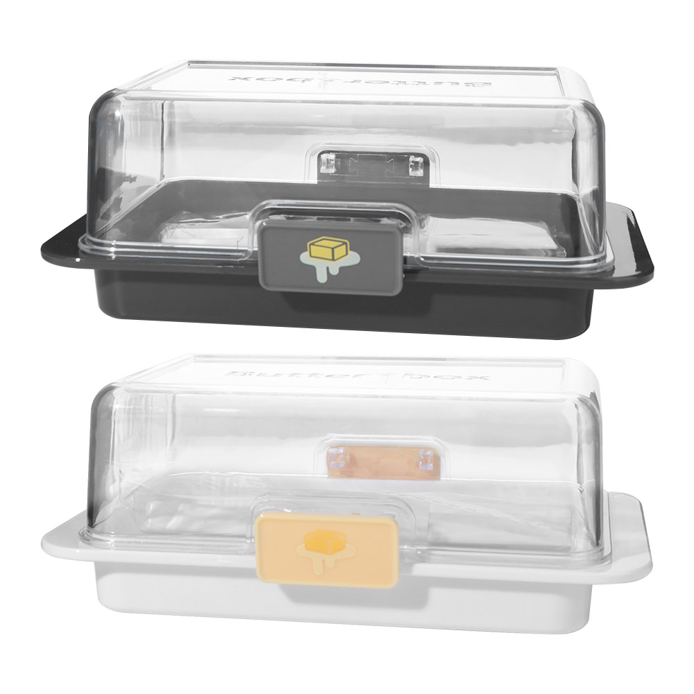 透明な蓋付きバター保存ボックス 防塵 再利用可能 バタースラ - Kitchen Baking Storage Containers のレビューと価格