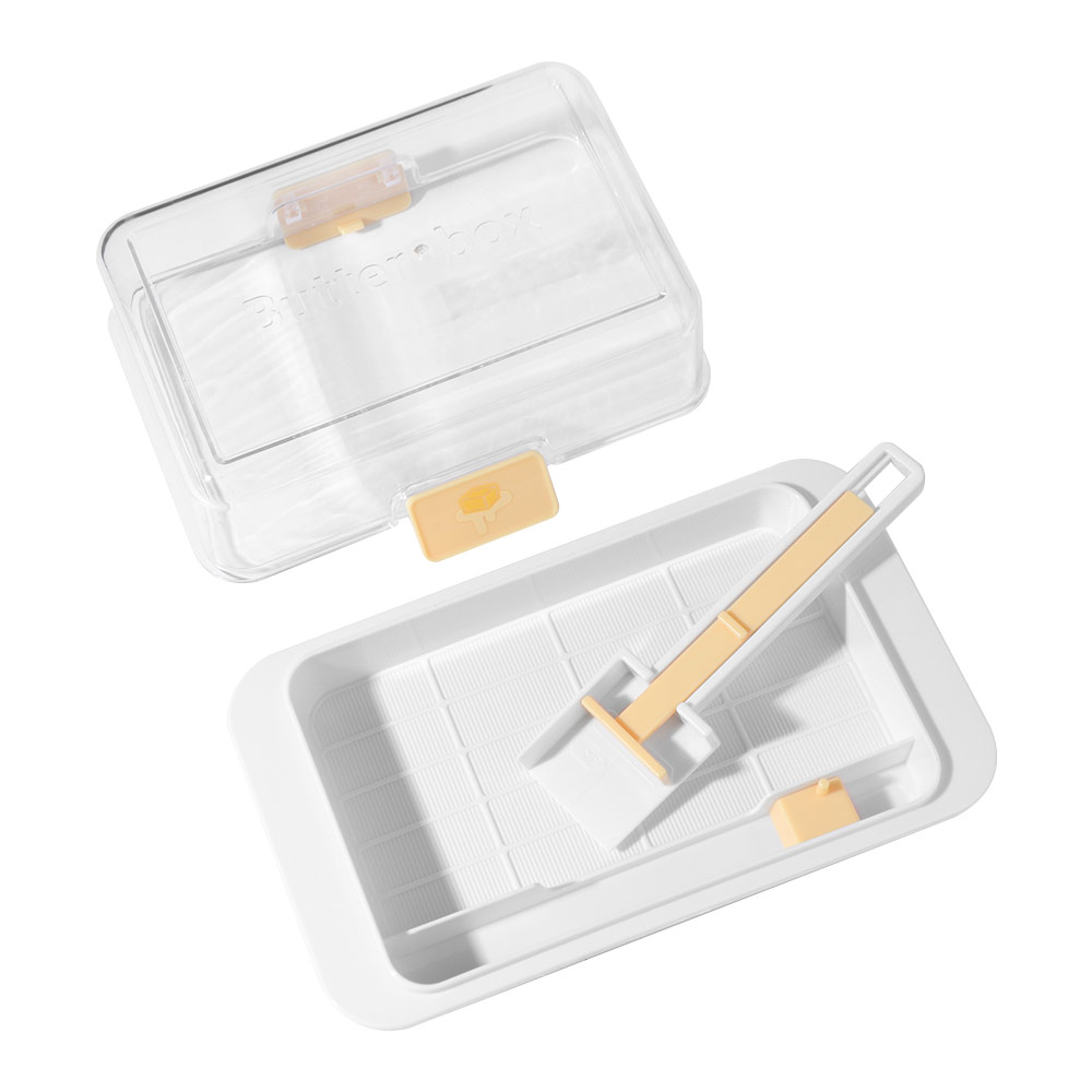 透明な蓋付きバター保存ボックス 防塵 再利用可能 バタースラ - Kitchen Baking Storage Containers のレビューと価格