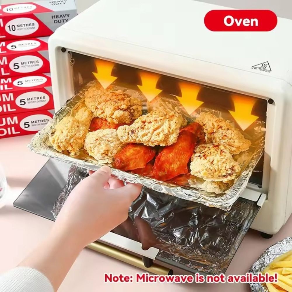 使い捨て錫箔紙キッチンベーキングアルミ箔ロール紙エアフライヤ - Kitchen Paper For Baking のレビューと価格
