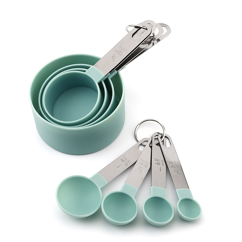 8 個計量カップスプーンセットベーキングケーキペストリー調理 - Kitchen Baking Utensil Set のレビューと価格