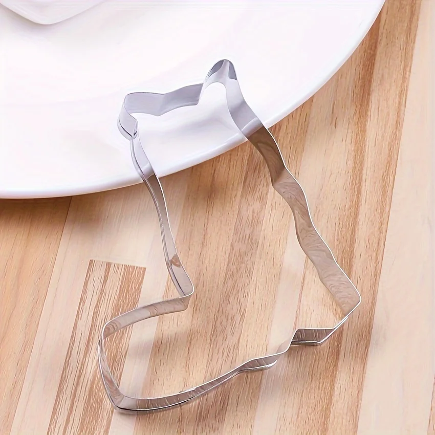 愛らしい猫と子猫の形のクッキーカッター5個セット - 創造的 - Kitchen Baking Essentials のレビューと価格