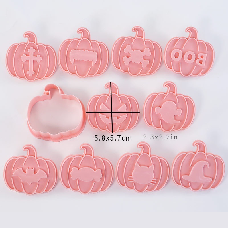 ハロウィン用ジャム入りクッキーカッターセット10個入り、パン - Cookie Cutter Set のレビューと価格