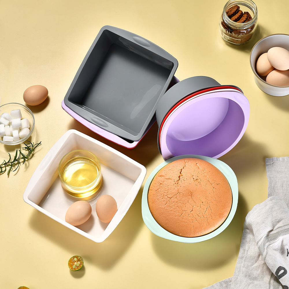 再利用可能なベーキングモールドセット、多様な形のケーキ型（丸 - Kitchen Baking Pan のレビューと価格
