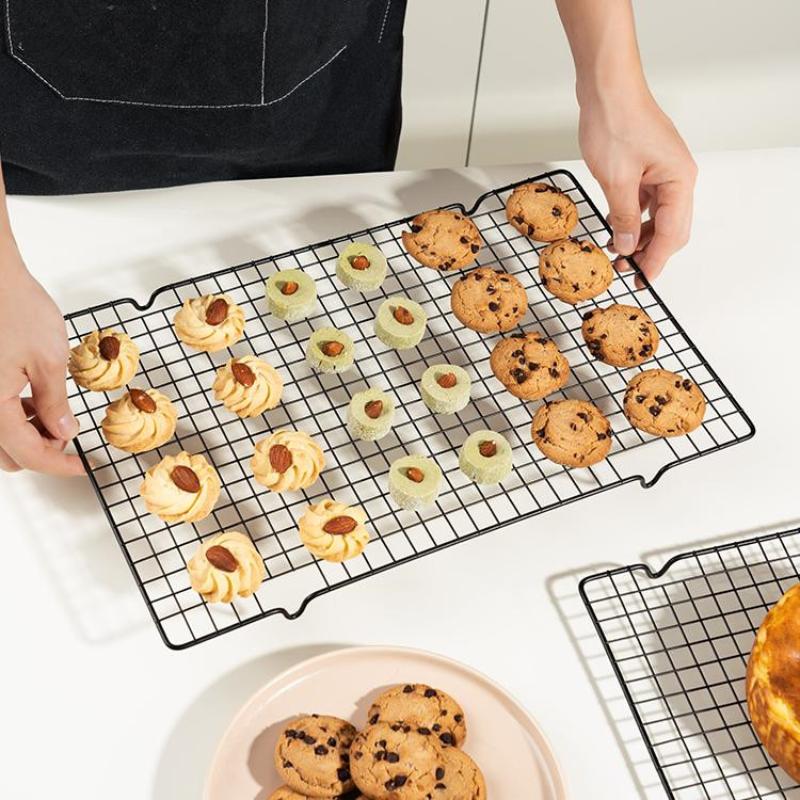 ステンレス製パンビスケットケーキ冷却ラック、水切りラック、冷 - Kitchen Baking Pan のレビューと価格