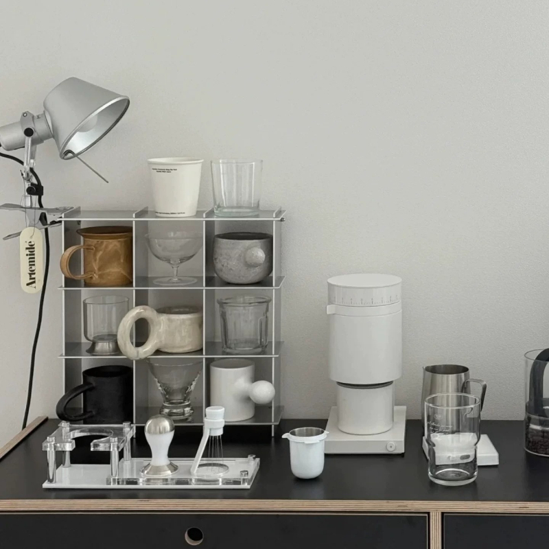 ミニマリストアルミ合金製カウンタートップマグ収納棚多層カップ - Kitchen Zo のレビューと価格