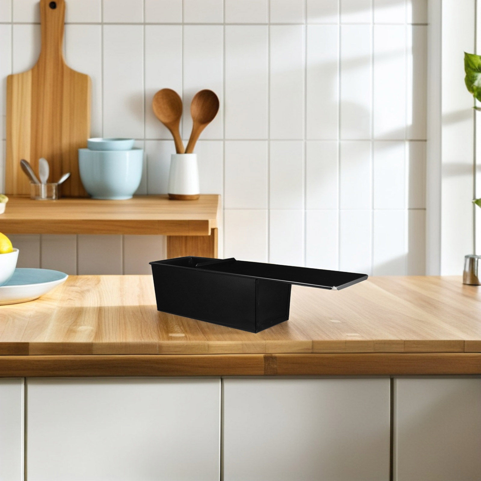 1個入り 黒色ローフパン 蓋付き ノンスティック パン焼き型 - Kitchen Baking Pan のレビューと価格