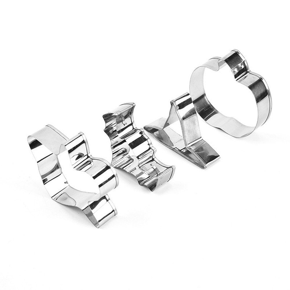 5個入りベーキングモールドクッキーカッターセット ミニメタル - Cookie Cutter Set のレビューと価格