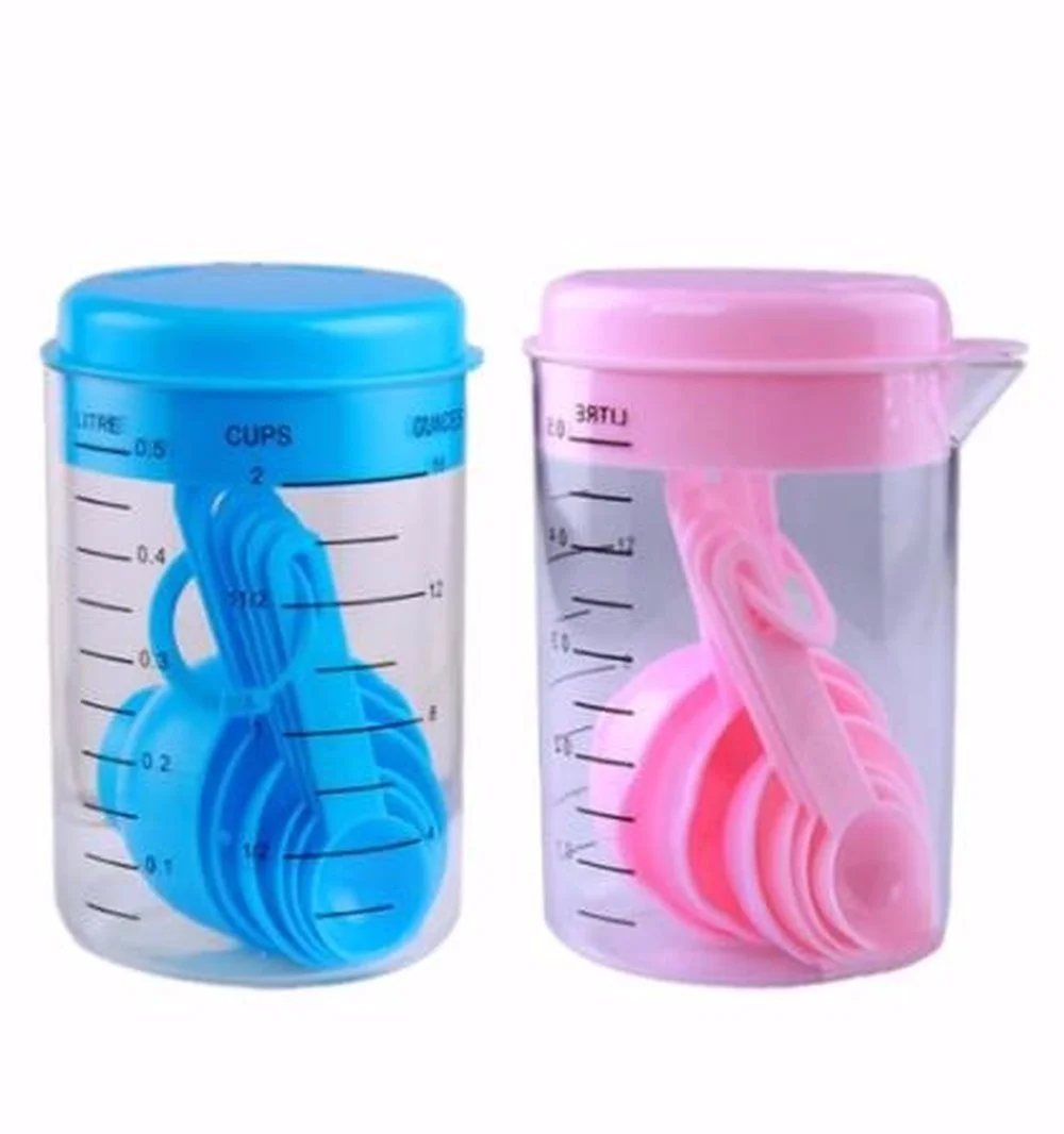 7 ピース/セットプラスチック計量カップとスプーン紅茶コーヒ - Kitchen Baking Utensil Set のレビューと価格
