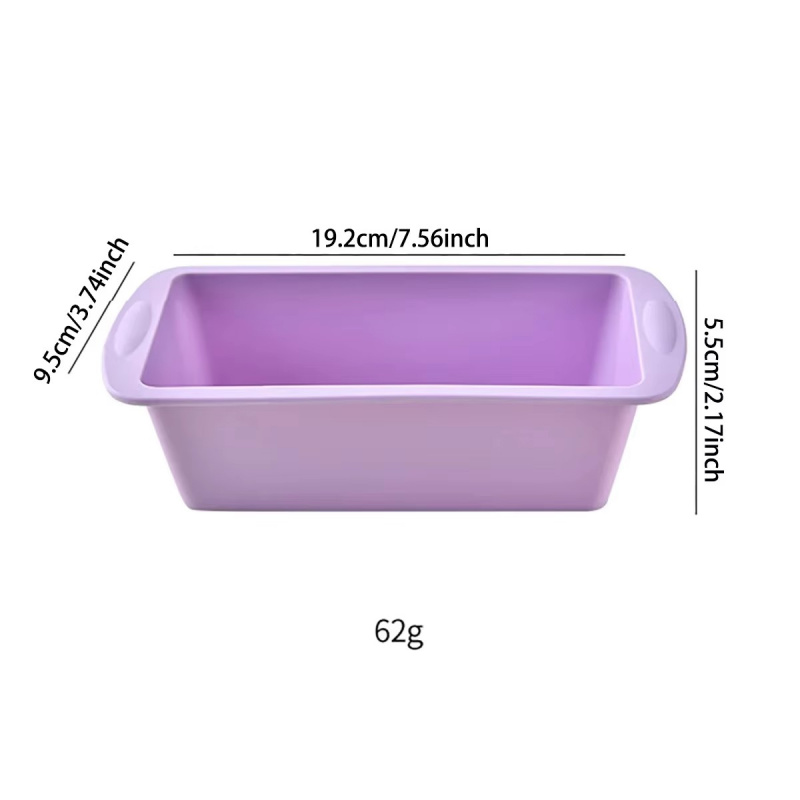 長方形シリコンモールド キャンディトースト イースターパン  - Kitchen Baking Essentials のレビューと価格