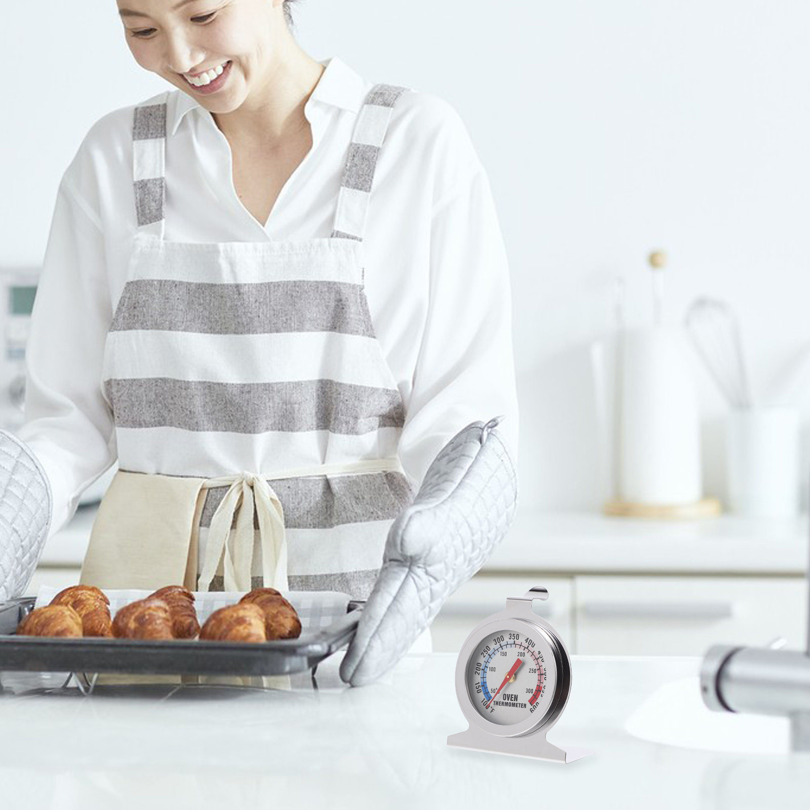 ステンレス製オーブン温度計 正確な温度計 インスタント読み取 - Kitchen Baking Tools のレビューと価格