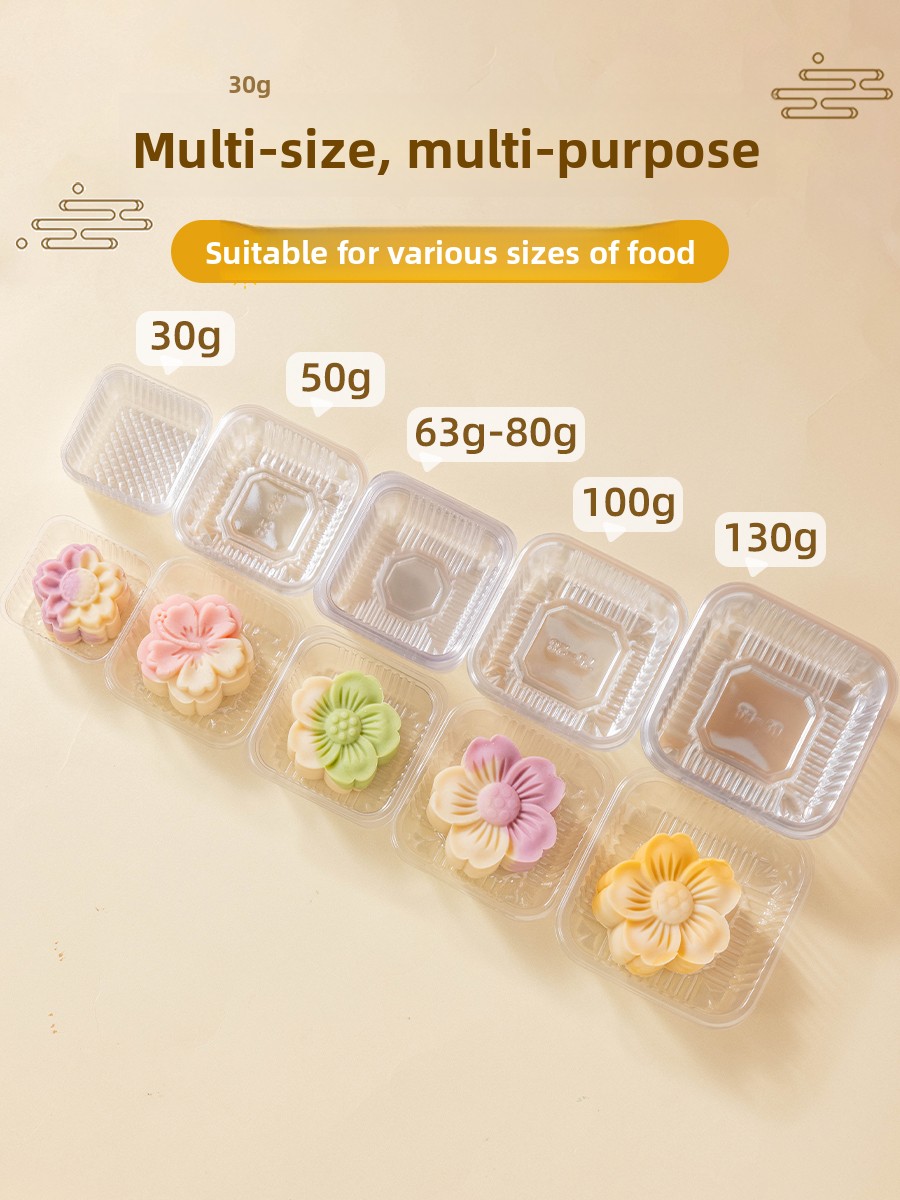 厚みのあるプラスチック製月餅包装箱ベーストレイ緑豆ケーキ独立 - Kitchen Baking Tools のレビューと価格