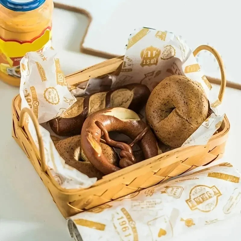 50枚入り 食品グレード耐油紙、印刷済みサンドイッチバーガー - Kitchen Paper For Baking のレビューと価格