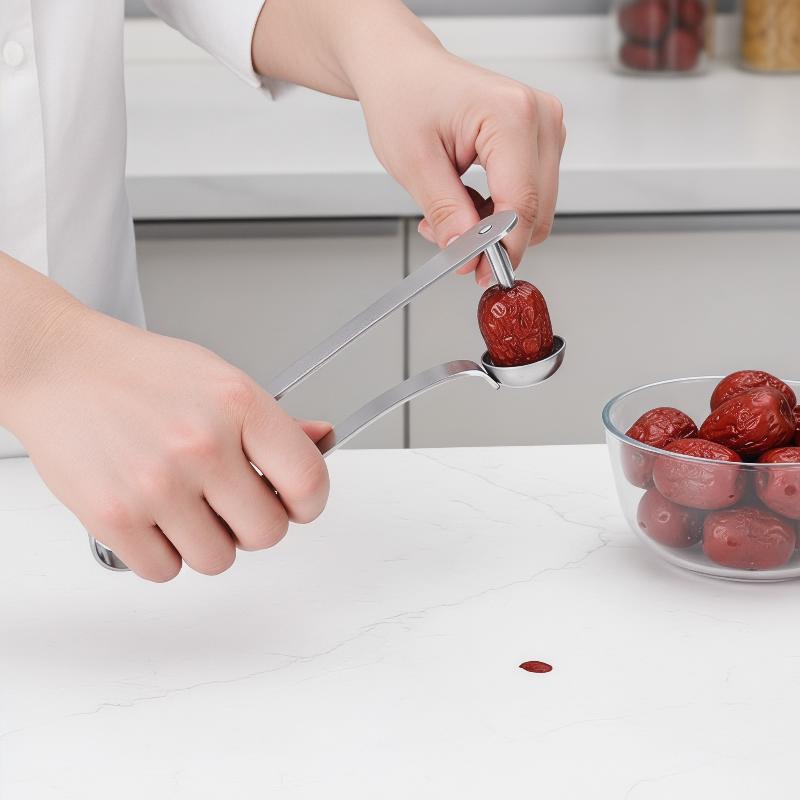 {YY30} 1個入りステンレス製ナツメ種抜き器、簡単ワンタ - Kitchen Baking Tools のレビューと価格