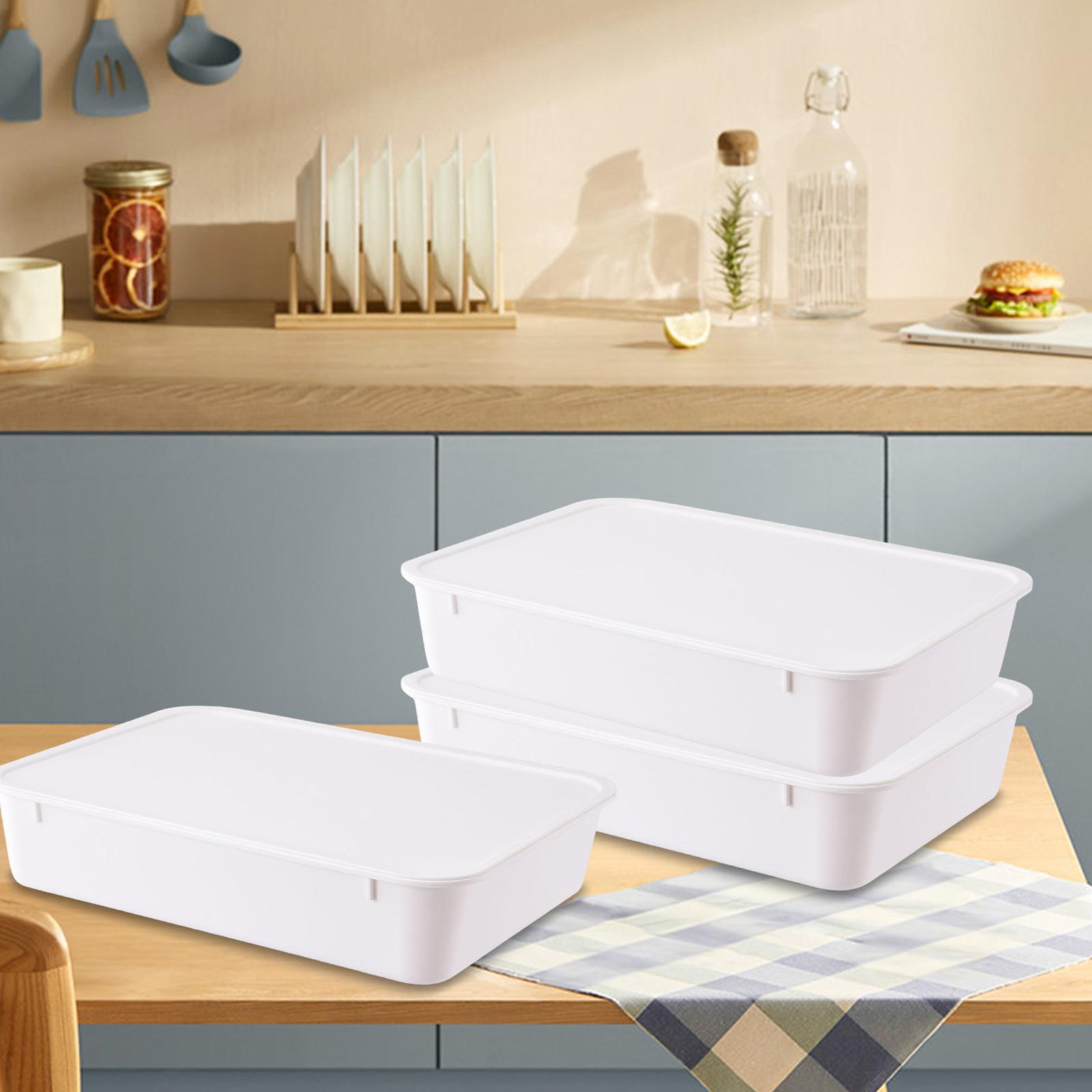 ピザ生地発酵ボックス、多機能、ベーキングアクセサリー、蓋付き - Kitchen Baking Storage Containers のレビューと価格