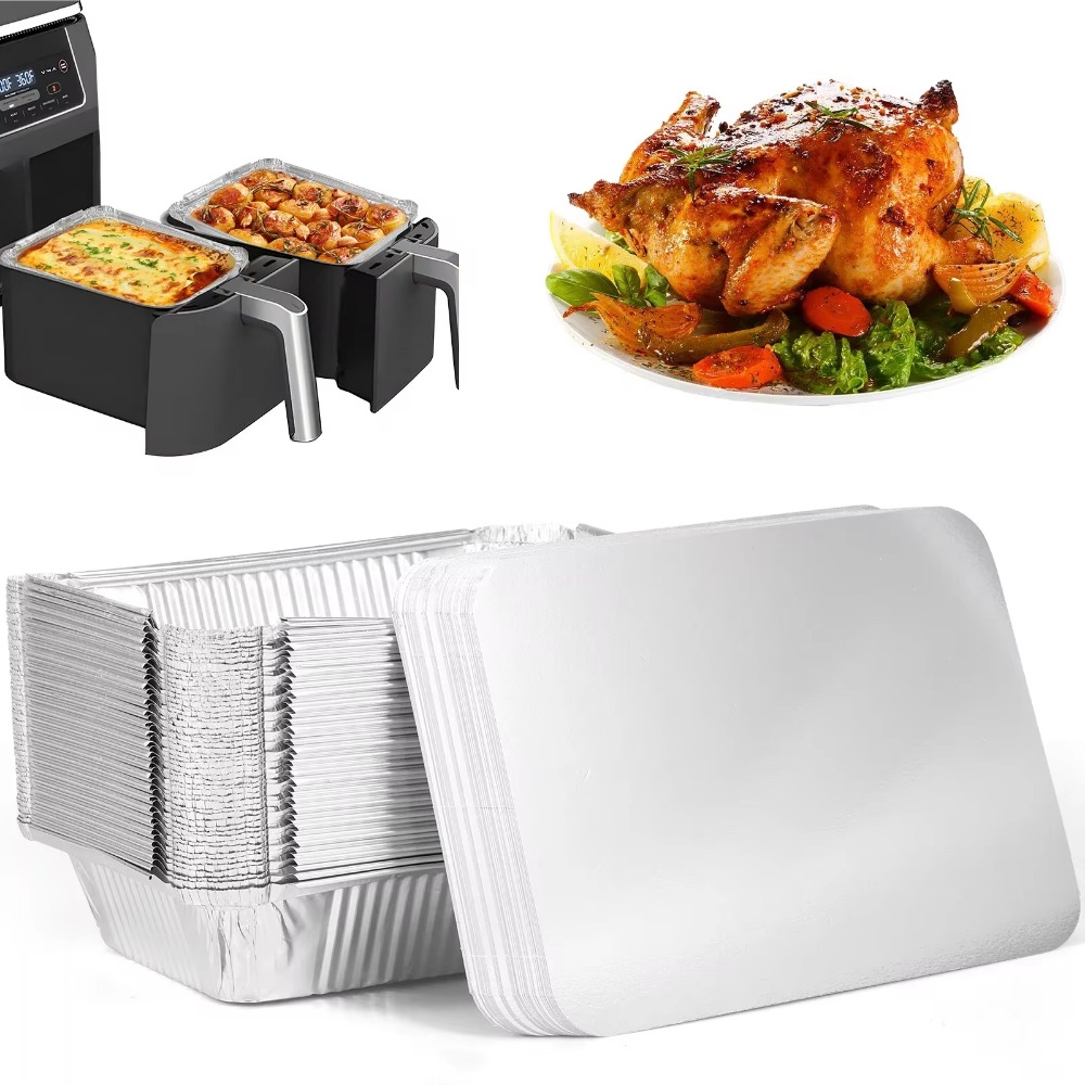 10 個使い捨てアルミ箔食品保存容器オーブンベーキングパン調 - Kitchen Baking Storage Containers のレビューと価格