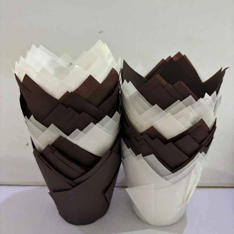 50個/100個/200個のチューリップケーキペーパーカップ - Kitchen Paper For Baking のレビューと価格