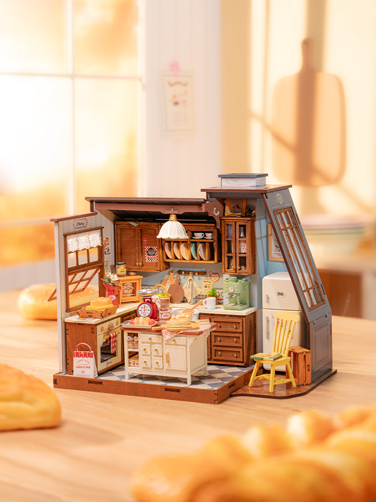 Robotime Rolife ベーキングキッチン 木製ドー - Baking Kitchen Robotime のレビューと価格