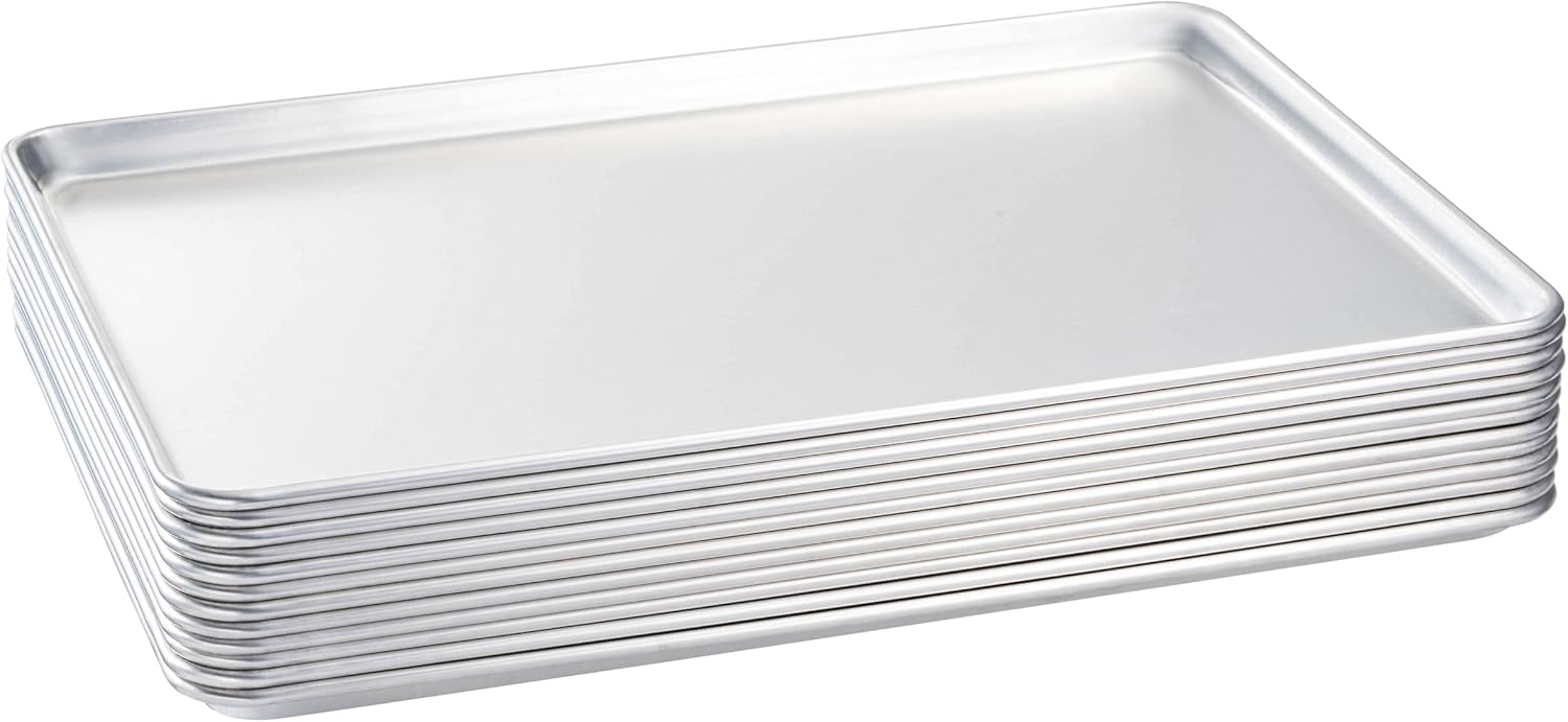 フルサイズ業務用アルミ製ベーキングシートパンセット、大型18 - Kitchen Baking Pan のレビューと価格