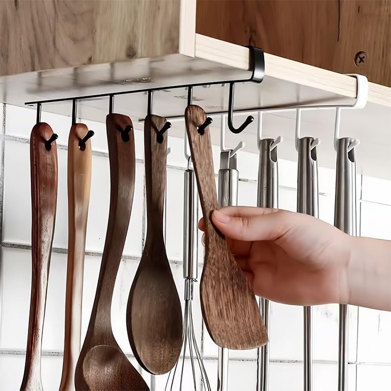 1/2/3個入り 6フック キッチンキャビネット収納ラック  - Kitchen Zo のレビューと価格