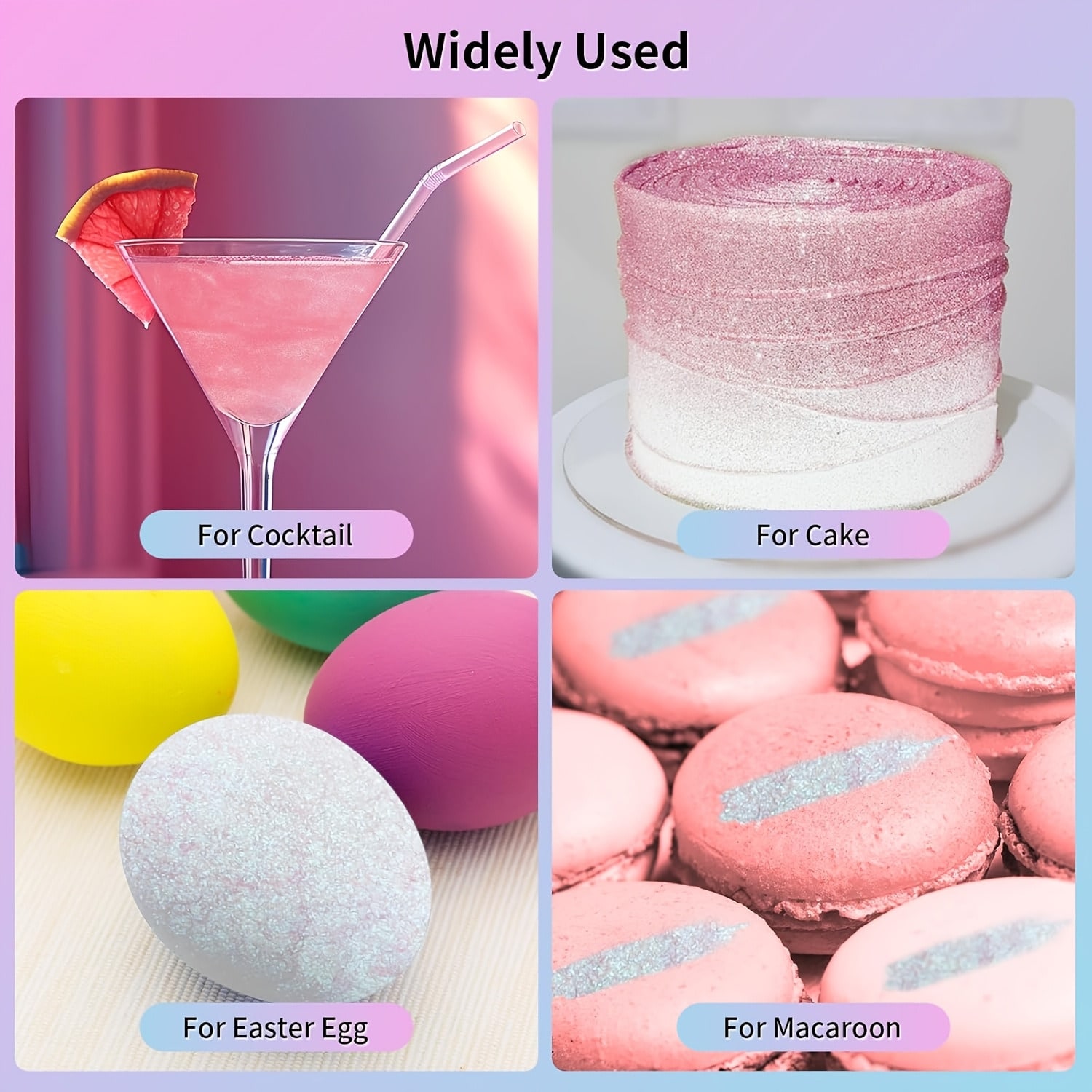 グリッタードリンク、クッキーケーキデコレーション、シマーメタ - Kitchen Baking Tools のレビューと価格