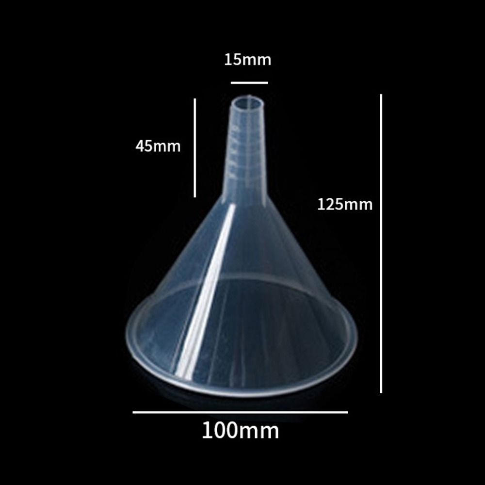 透明プラスチック製のポータブルファネルセット,1個,3個 - Kitchen Baking Essentials のレビューと価格