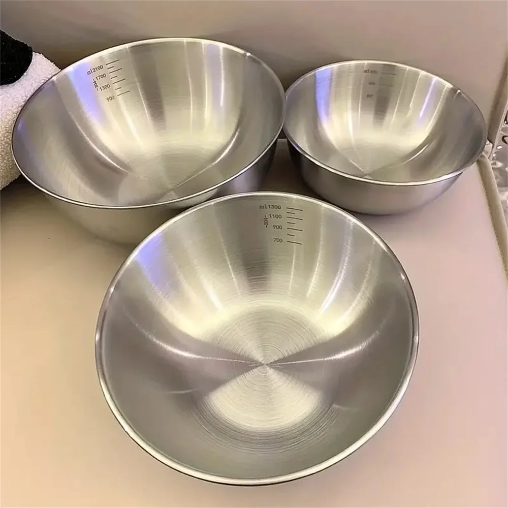 1～3個のステンレス製ボウルセット、計量機能付き、調理、ベー - Kitchen Baking Essentials のレビューと価格