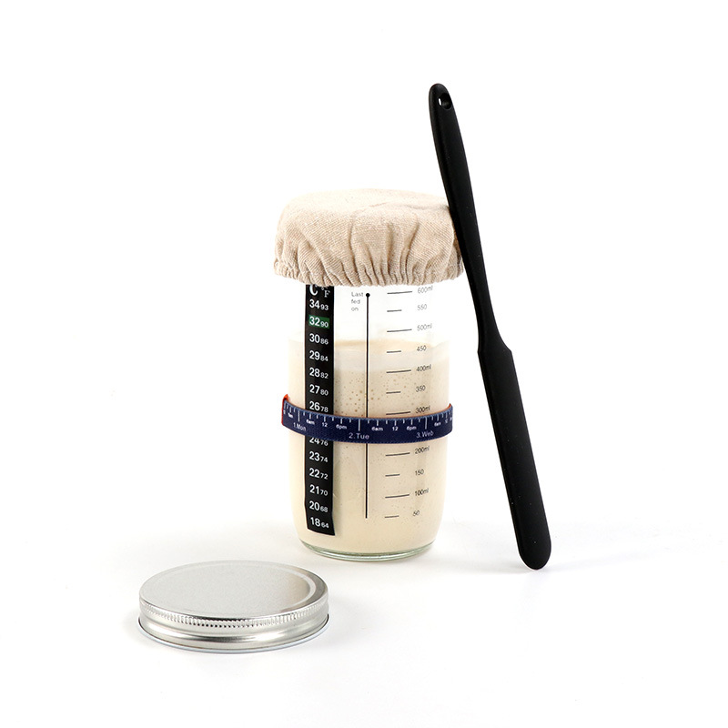 食品保存瓶キット サワー種酵母容器 サワー種発酵瓶 キッチン - Kitchen Baking Storage Containers のレビューと価格