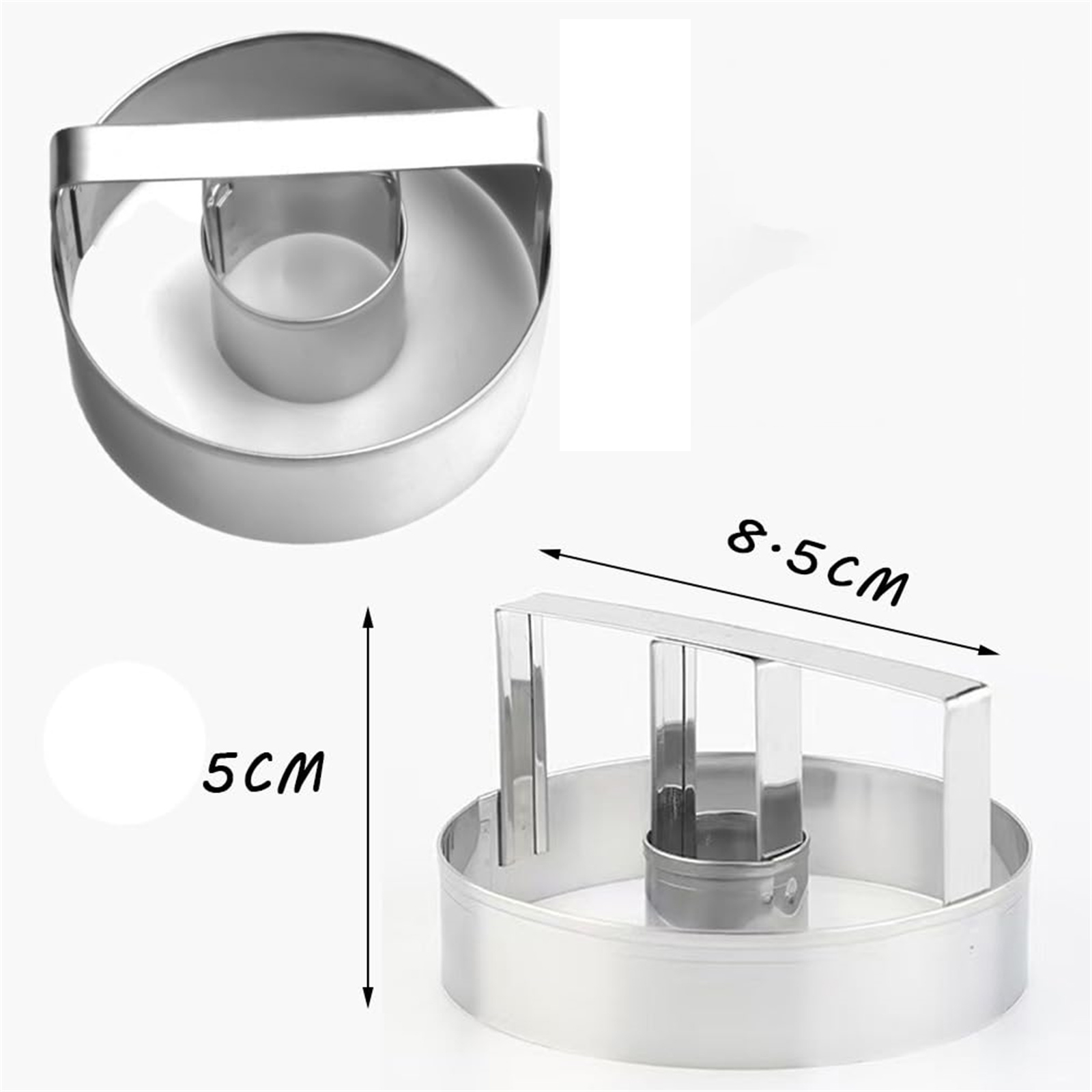 ステンレス鋼クッキーカッターキッチンベーキングラウンドドーナ - Cookie Cutter Set のレビューと価格