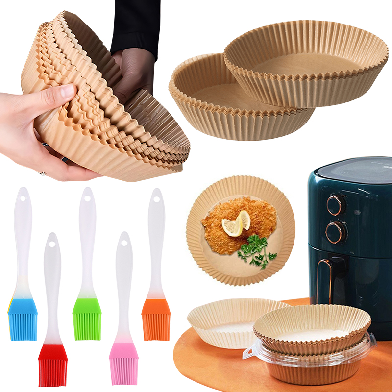 50/100枚入り エアフライヤー用紙皿 ランダムカラー オ - Kitchen Paper For Baking のレビューと価格