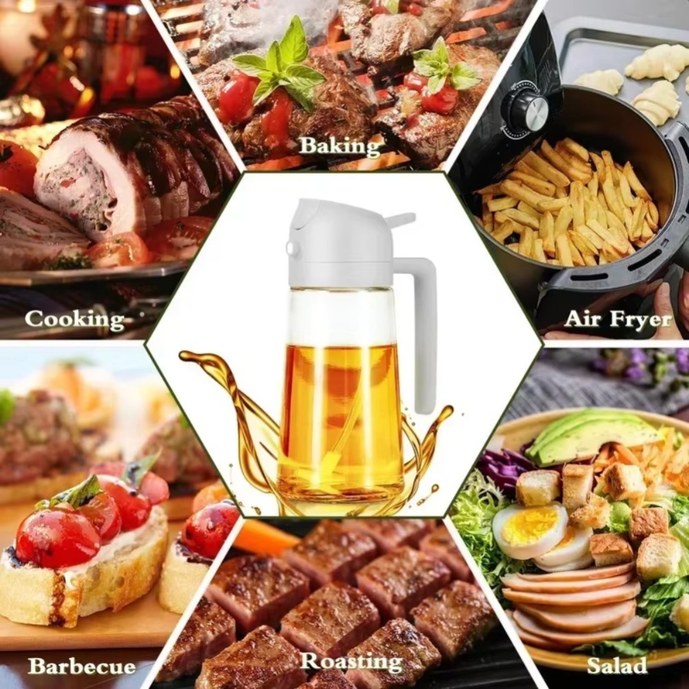 2in1 470ml プラスチック製スプレーオイルスプレーボ - Kitchen Baking Tools のレビューと価格