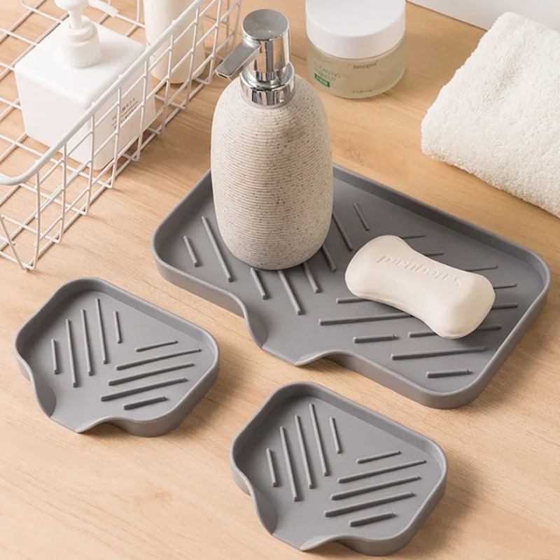 自動排水式石鹸置き シリコン製 キッチンシンク用石鹸皿 スポ - Kitchen Zo のレビューと価格