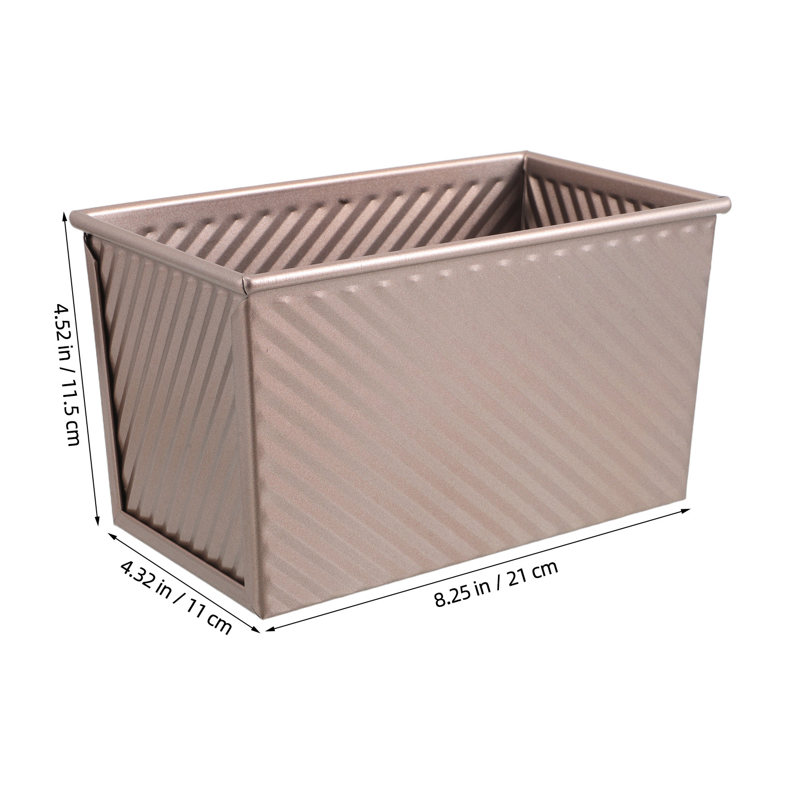 ノンスティック長方形トーストパン炭素鋼パン型ケーキローフバナ - Kitchen Baking Pan のレビューと価格