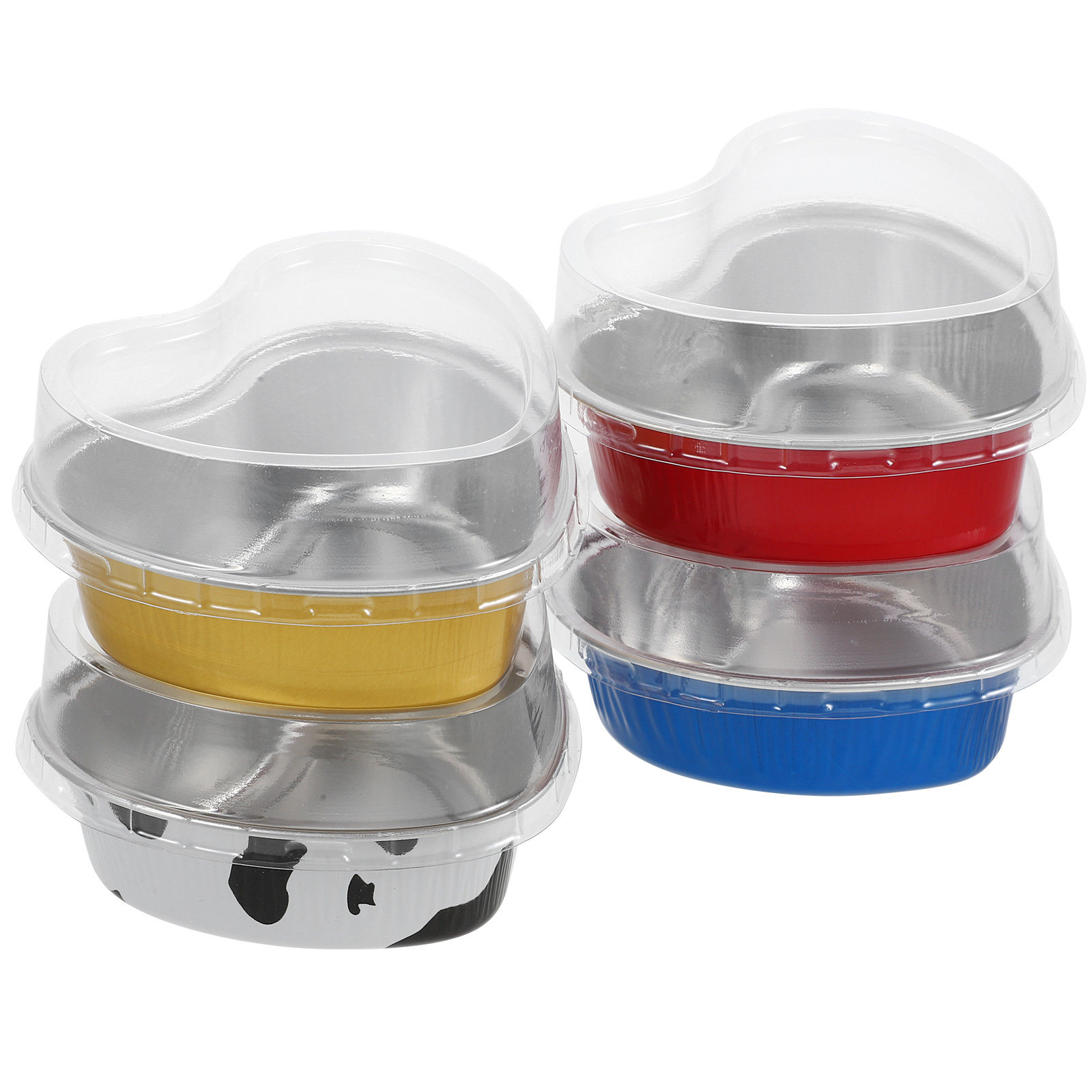 20セットアルミホイルハート型ケーキパンスムーズデザインベー - Kitchen Baking Pan のレビューと価格