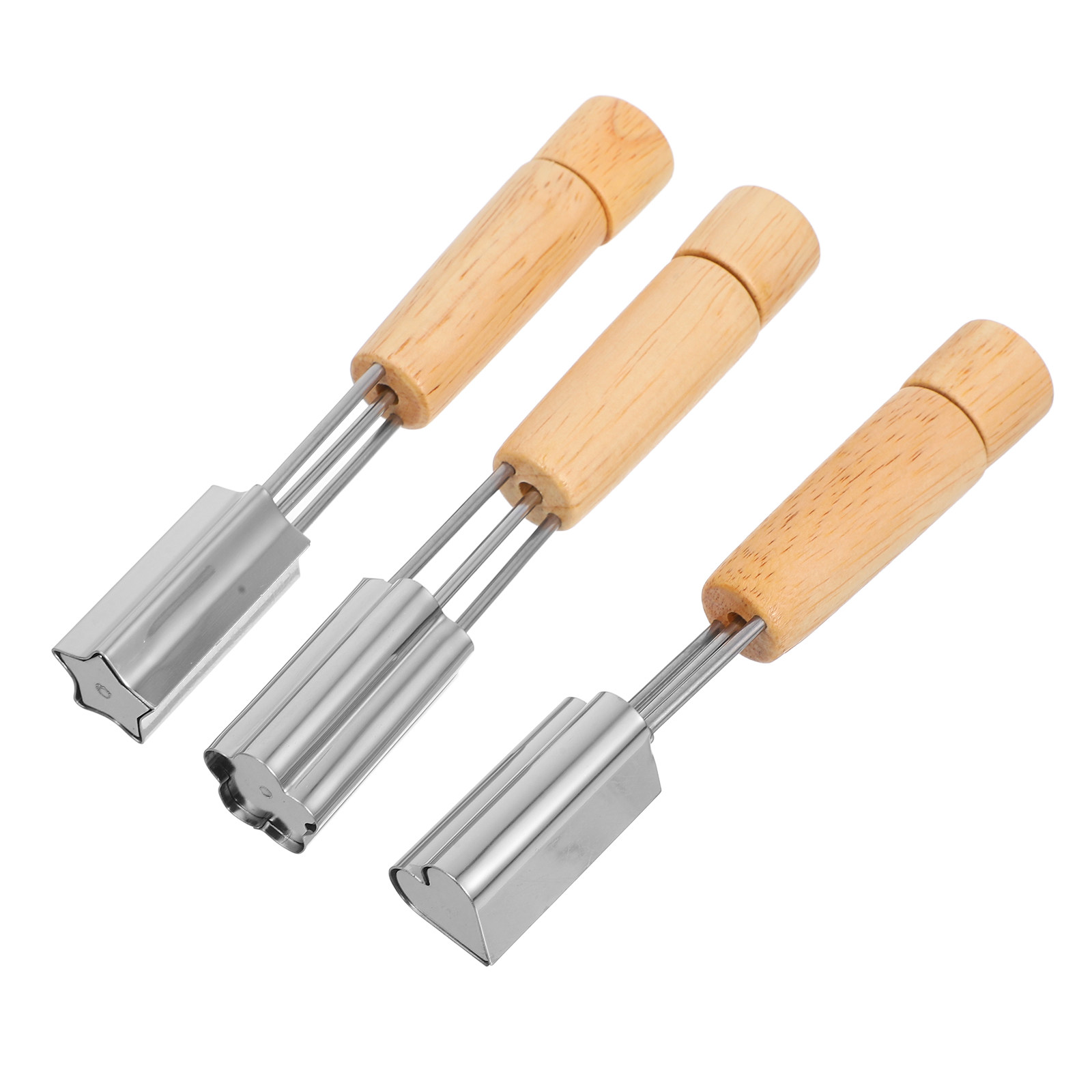 プレミアムステンレス製クッキーカッターセット（木製ハンドル付 - Cookie Cutter Set のレビューと価格