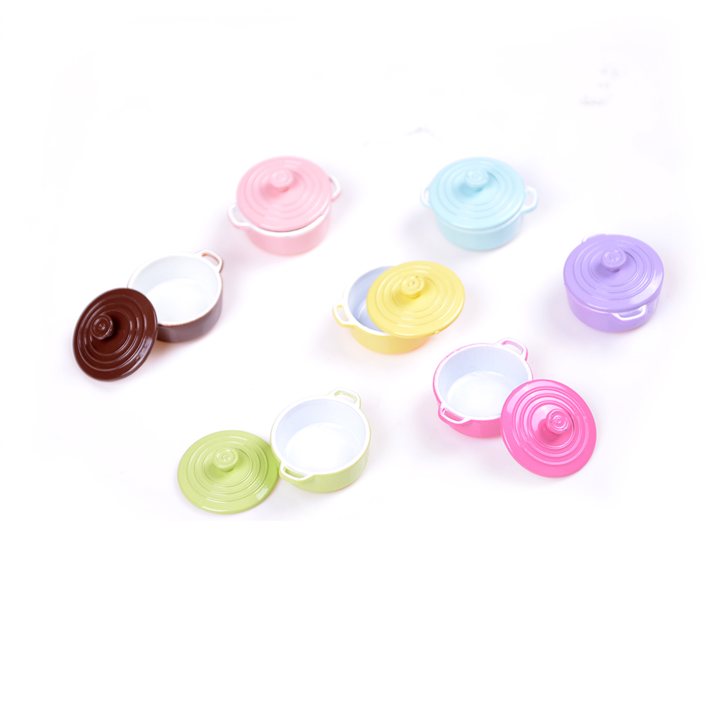 ドールハウス用ミニチュアキッチン用品,1:12スケール,蓋付 - Kitchen Baking Utensil Set のレビューと価格