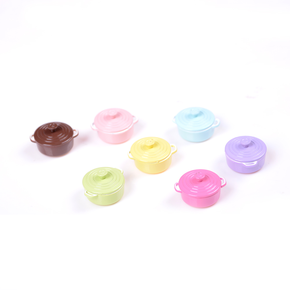 ドールハウス用ミニチュアキッチン用品,1:12スケール,蓋付 - Kitchen Baking Utensil Set のレビューと価格