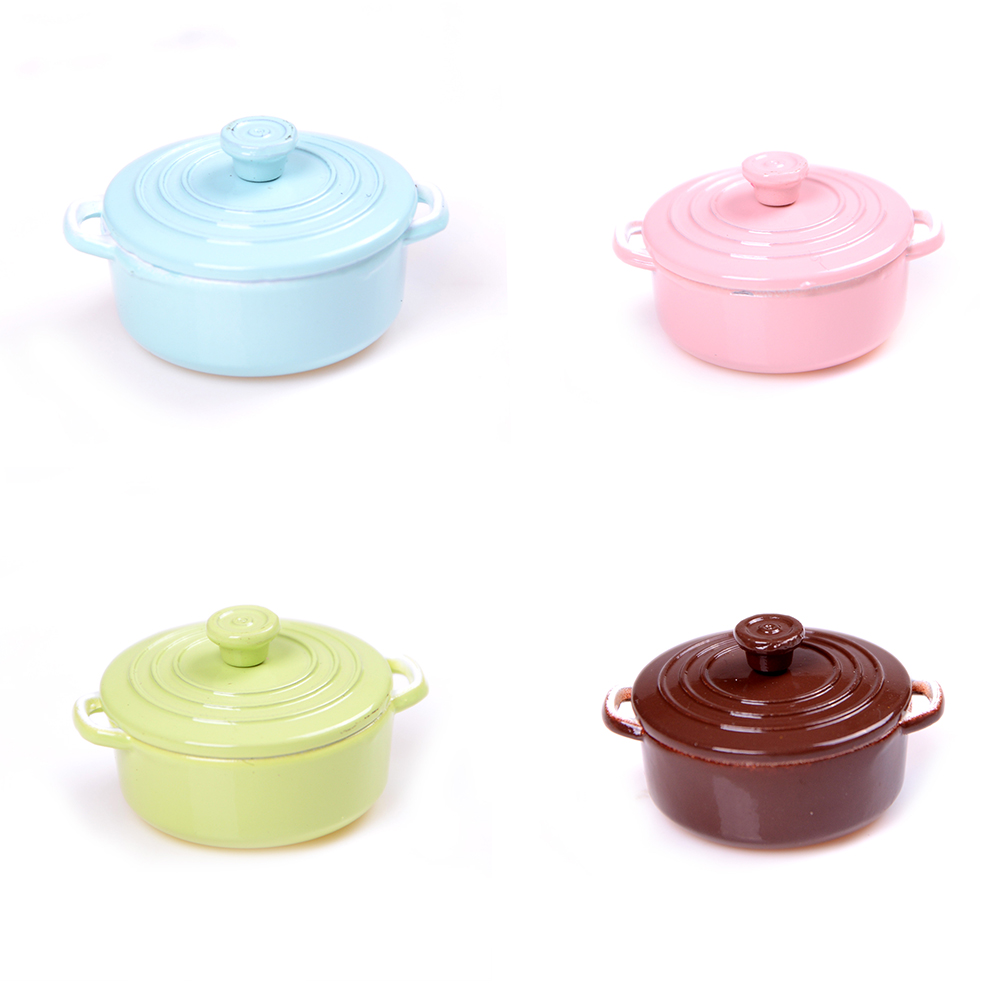 ドールハウス用ミニチュアキッチン用品,1:12スケール,蓋付 - Kitchen Baking Utensil Set のレビューと価格