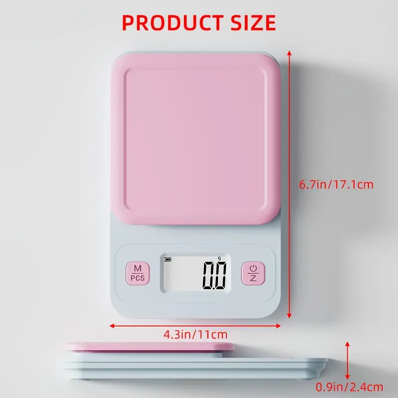 デジタルキッチンスケール、LCDディスプレイ付き、0。 1オ - Kitchen Baking Essentials のレビューと価格