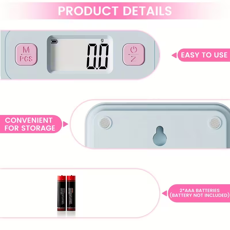 デジタルキッチンスケール、LCDディスプレイ付き、0。 1オ - Kitchen Baking Essentials のレビューと価格